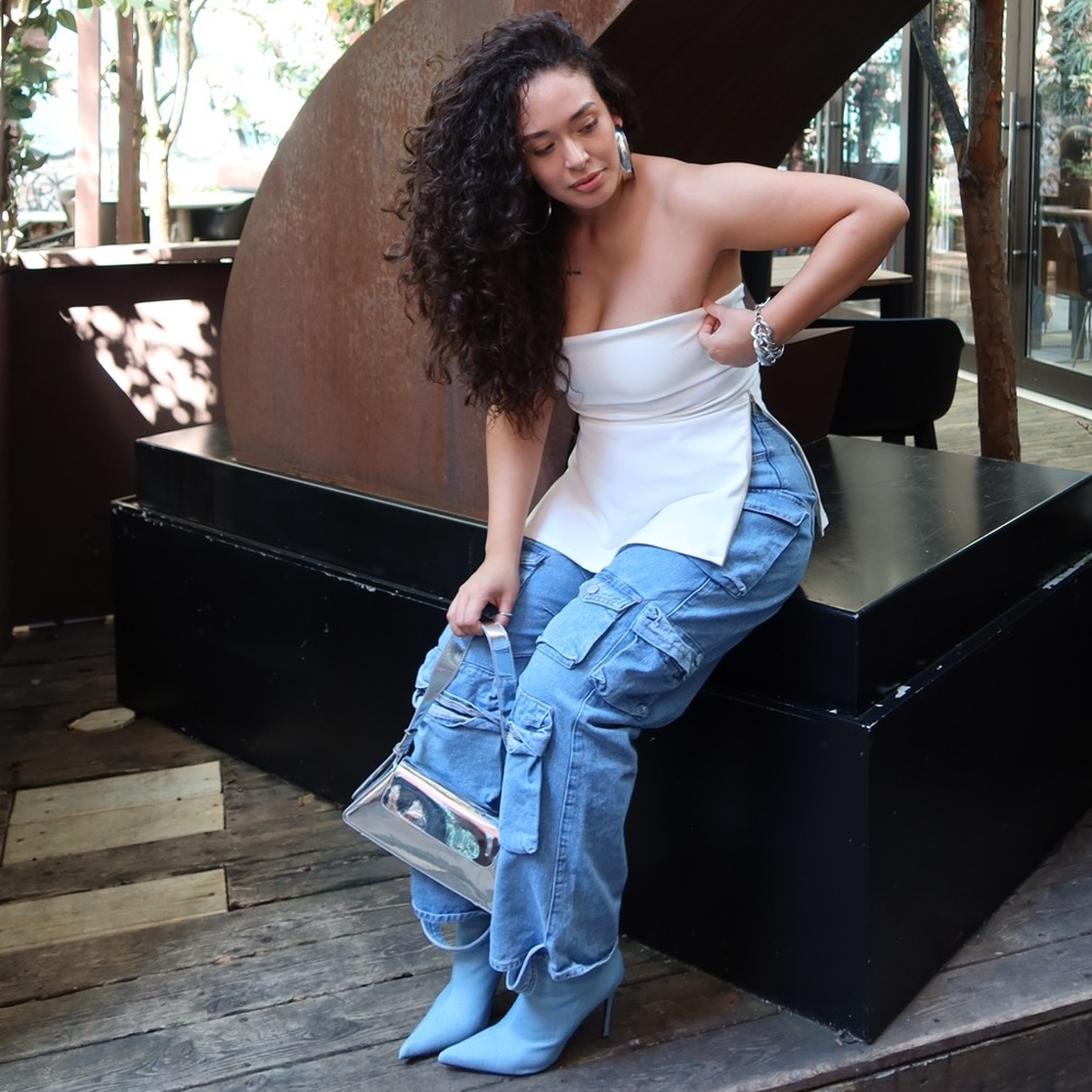 Denim cargos